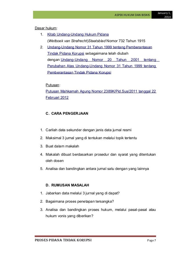 Cara Pengadilan Mengeksekusi Tindak Pidana Korupsi