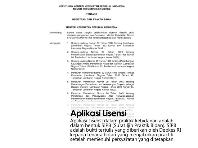 Aspek legal dan legislasi pelayanan kebidanan