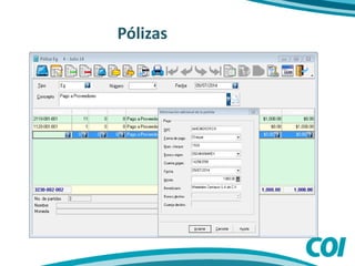 Pólizas
 