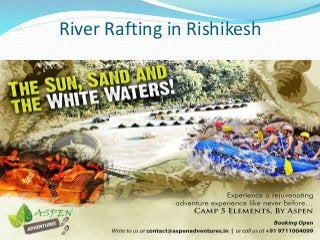 River Rafting in Rishikesh
 
