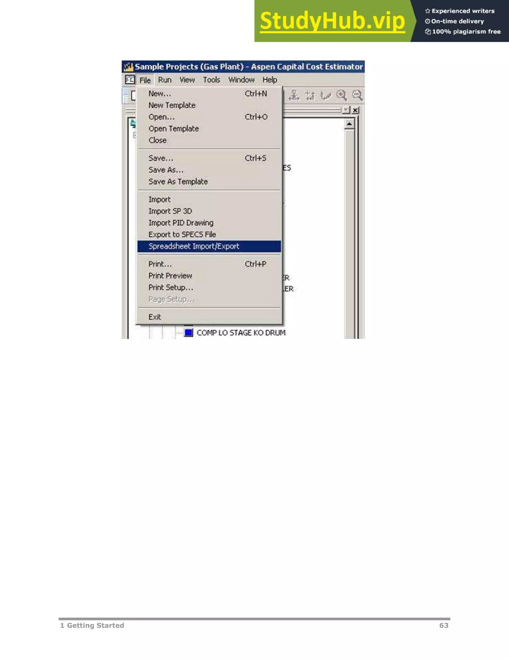 1 Getting Started 63
 