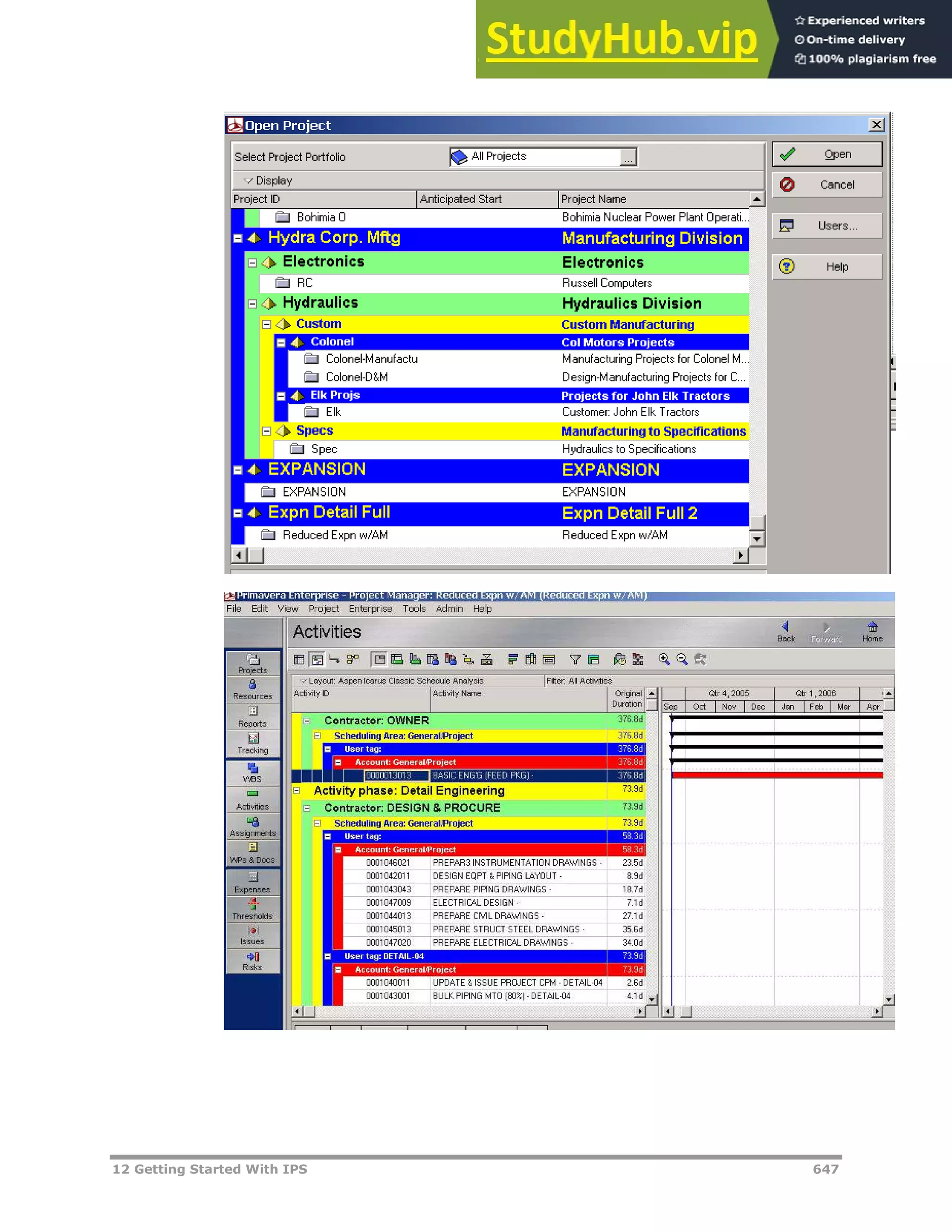 12 Getting Started With IPS 647
 