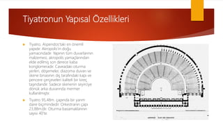 Aspendos Anti̇k Ti̇yatrosunun Akusti̇k i̇ncelemesi̇ | PPT