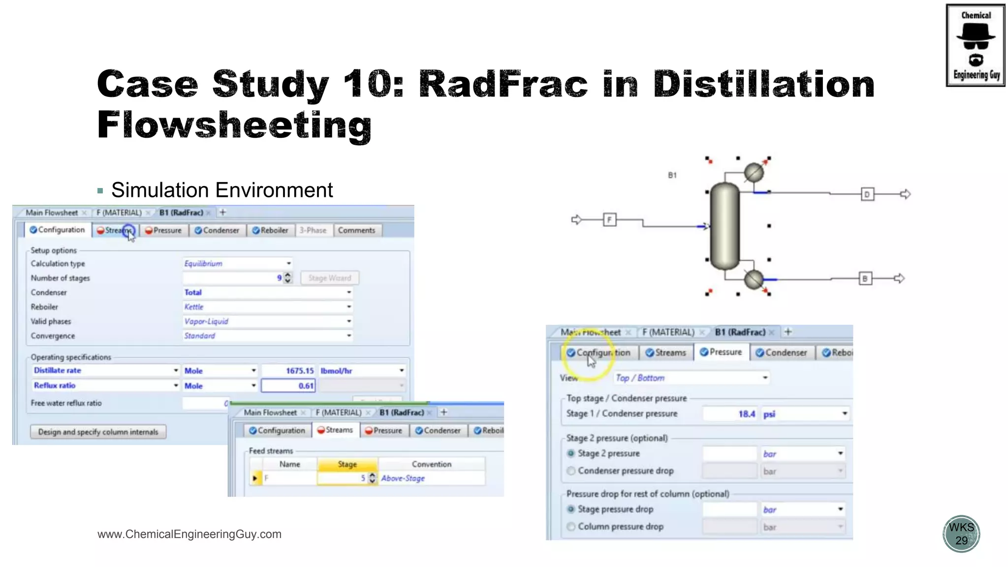  Simulation Environment
www.ChemicalEngineeringGuy.com
https://www.youtube.com/watch?v=8P3vOOXbiF4
WKS
29
 
