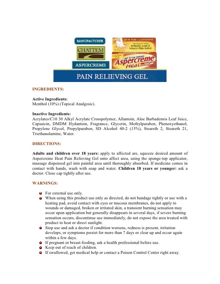 Aspercreme heat pain_relieving_gel25oz