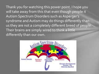 Aspergers and autism