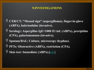 Manod Sign Aspergillosis.pptx IN CLINICAL CARDIO by GOKULAKRISHNAN JANARTHANAN | PPTX