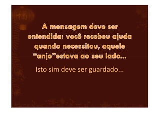 Isto sim deve ser guardado...
 