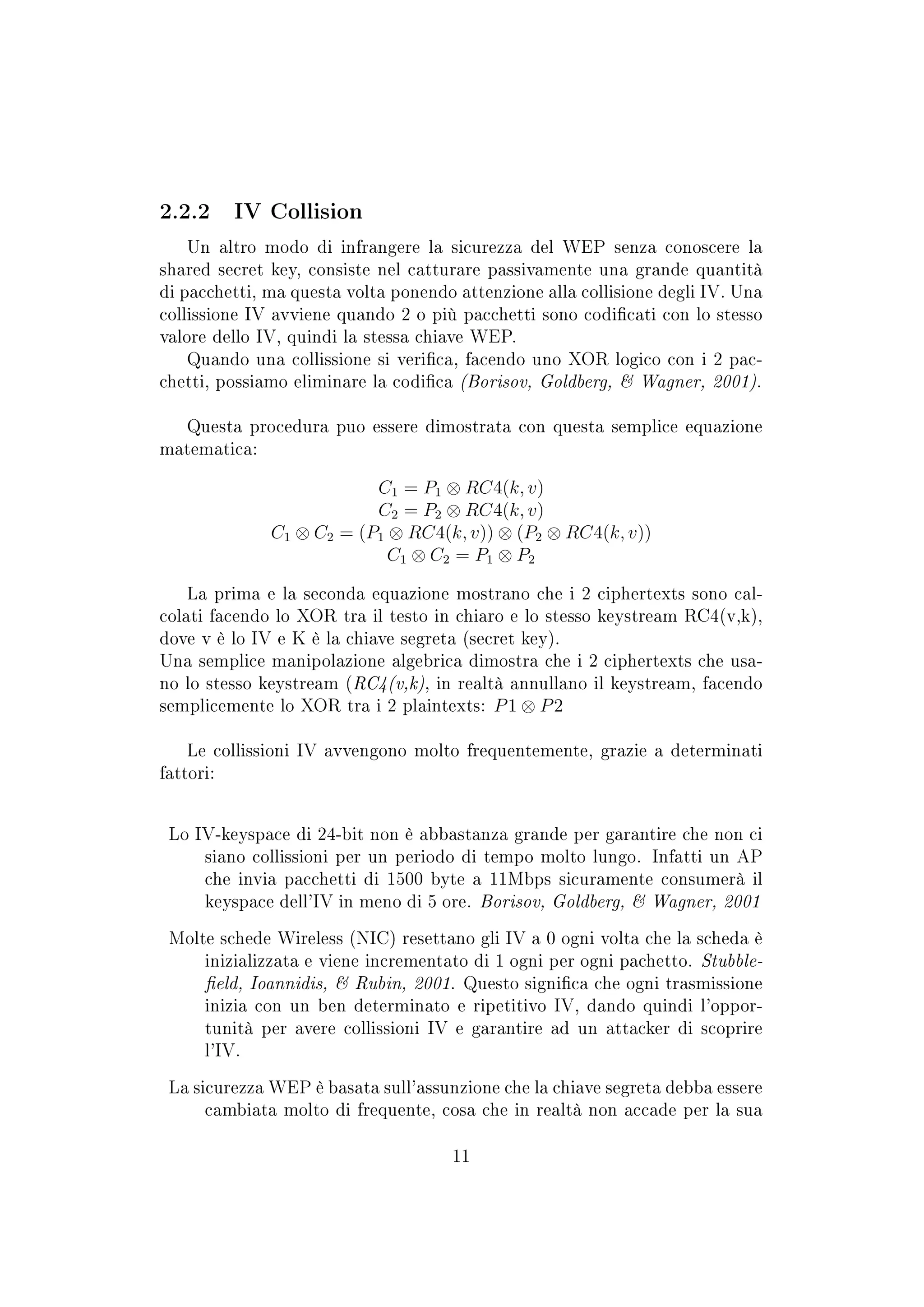 Aspetti di sicurezza dei protocolli Wireless