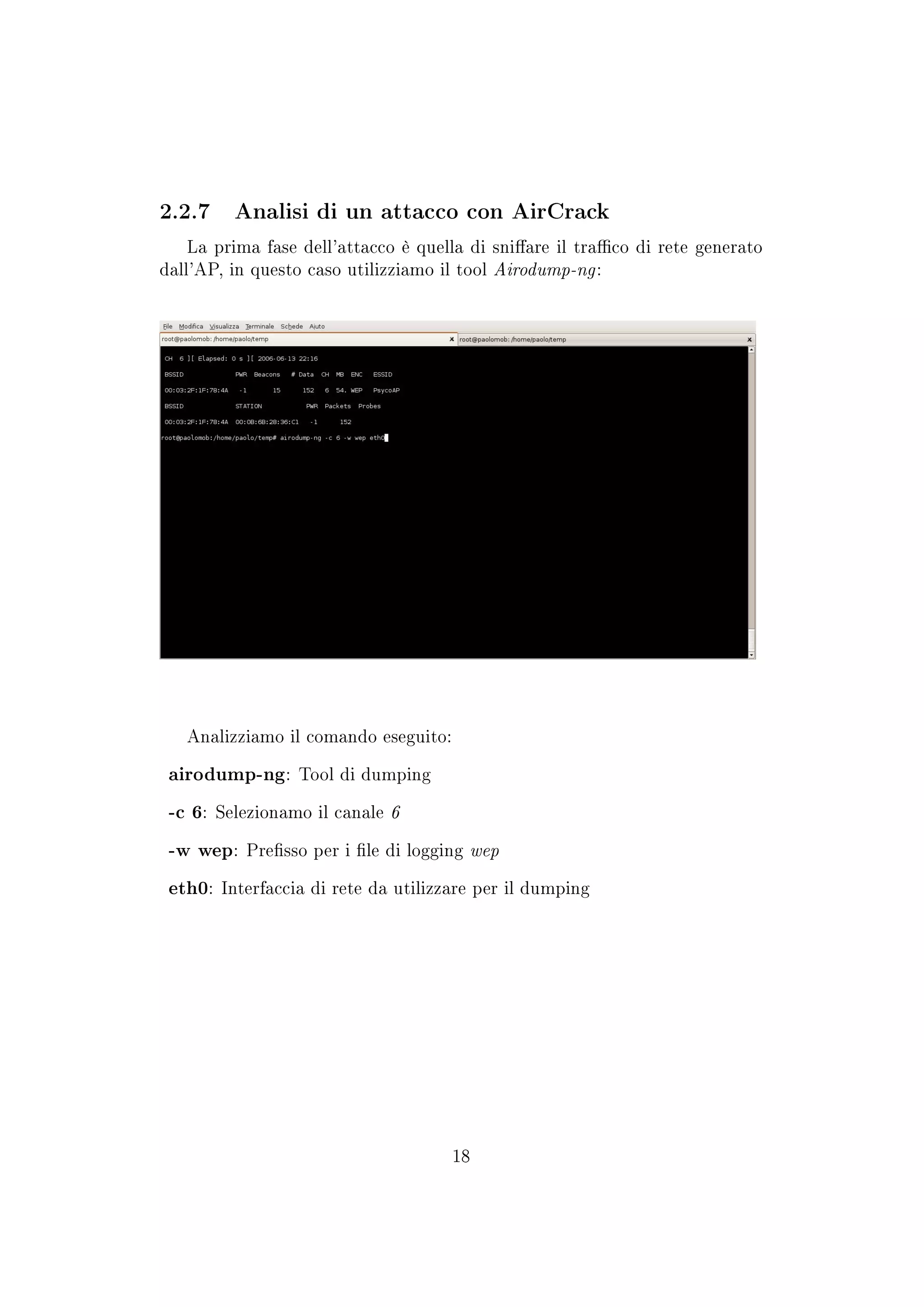 Aspetti di sicurezza dei protocolli Wireless