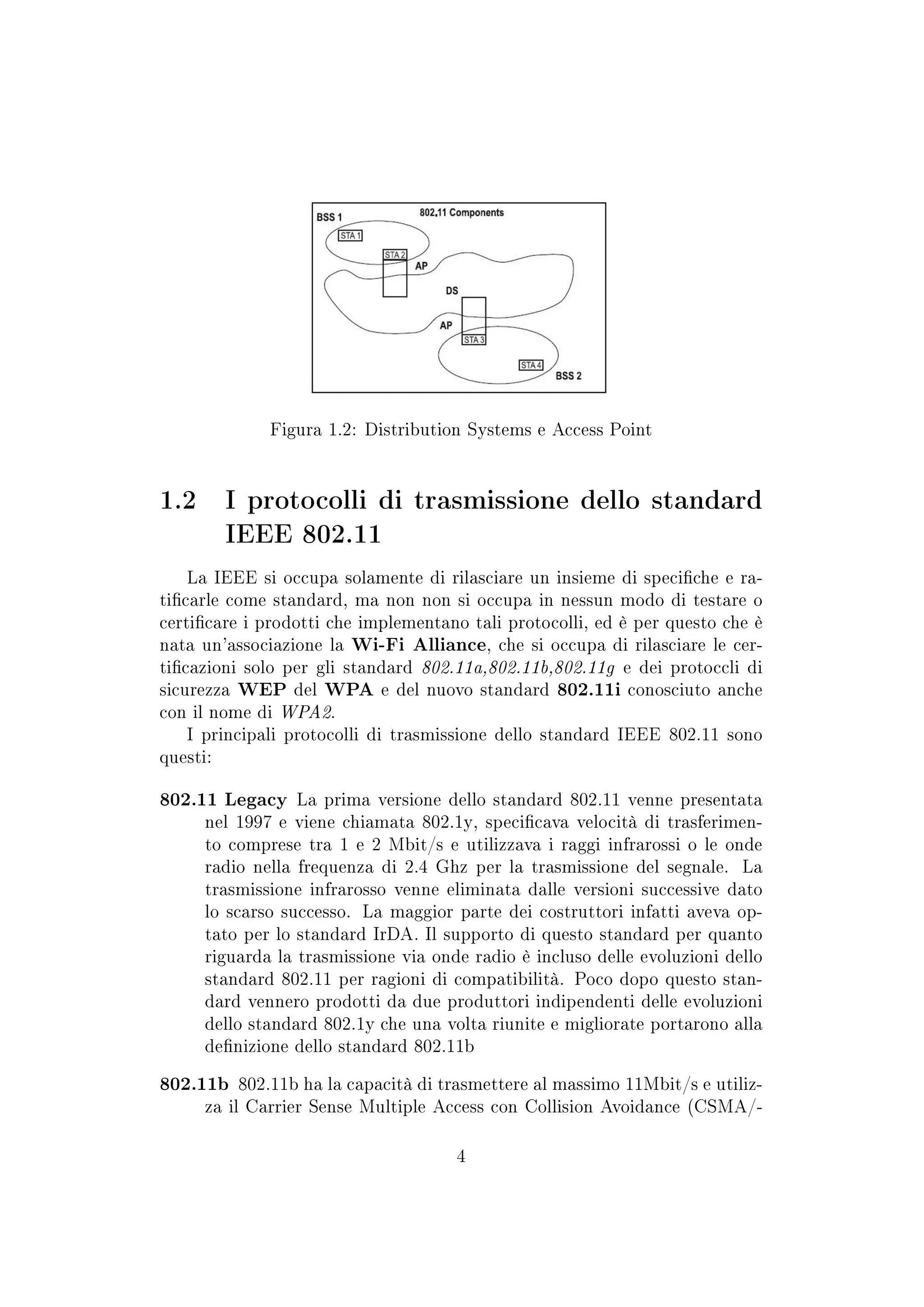 Aspetti di sicurezza dei protocolli Wireless