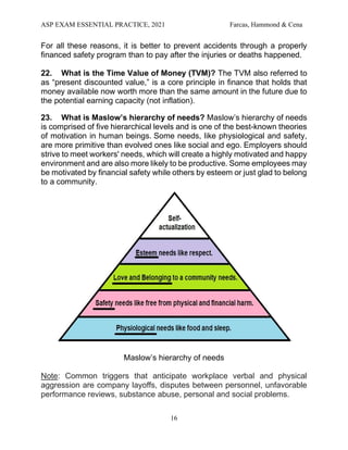 ASP exam essential practice questions | PDF