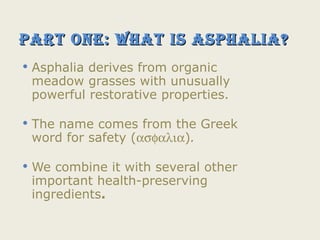 Asphalia Presentation New | PPT