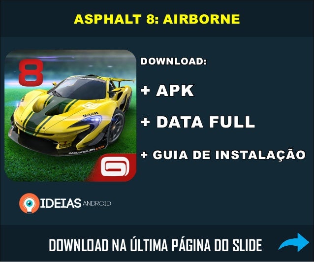 DOWNLOAD Asphalt 8 Airborne APK + DATA via Torrent