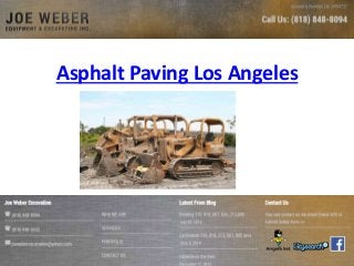 Asphalt Paving Los Angeles
 