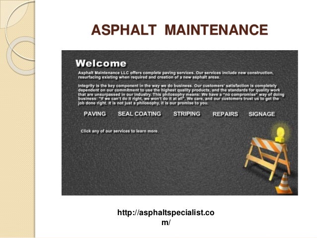 Asphalt Seal Coating, Striping, Pavement Maintenance and ...