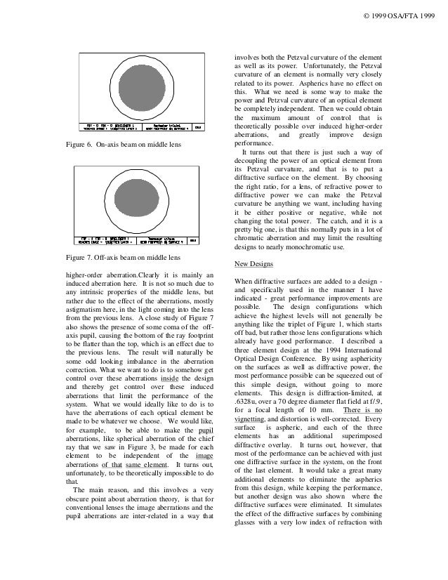 Aspheric and diffractive optics extend monochromatic imaging limits