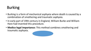 Burking Method Asphyxia | PPTX
