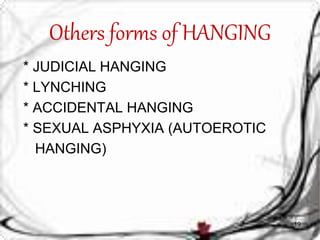 asphyxia forensic medicine heakth care crime scene | PPT
