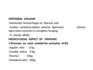 Comprehensive Medical Overview of Asphyxia and Hanging | PPTX