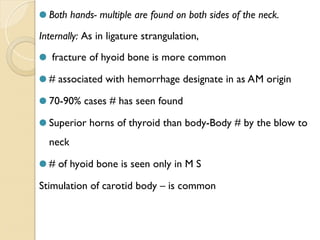 Strangulation Bone asphyxial death -0.2 (2).ppt (forensic medicine) | PPT