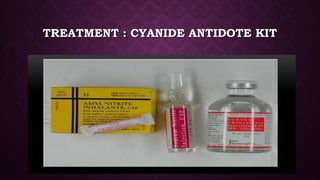 TREATMENT : CYANIDE ANTIDOTE KIT
 
