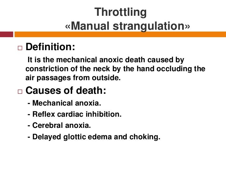 Asphyxia presentation