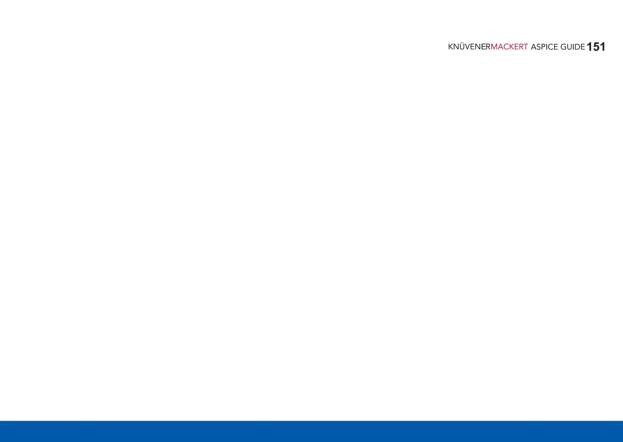 151
ASPICE GUIDE
 