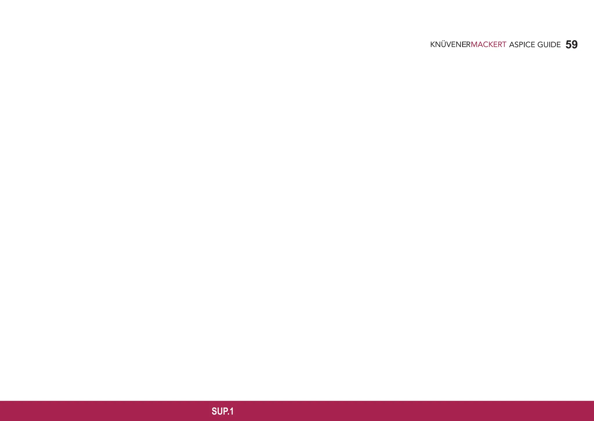 59
ASPICE GUIDE
SUP.1
 