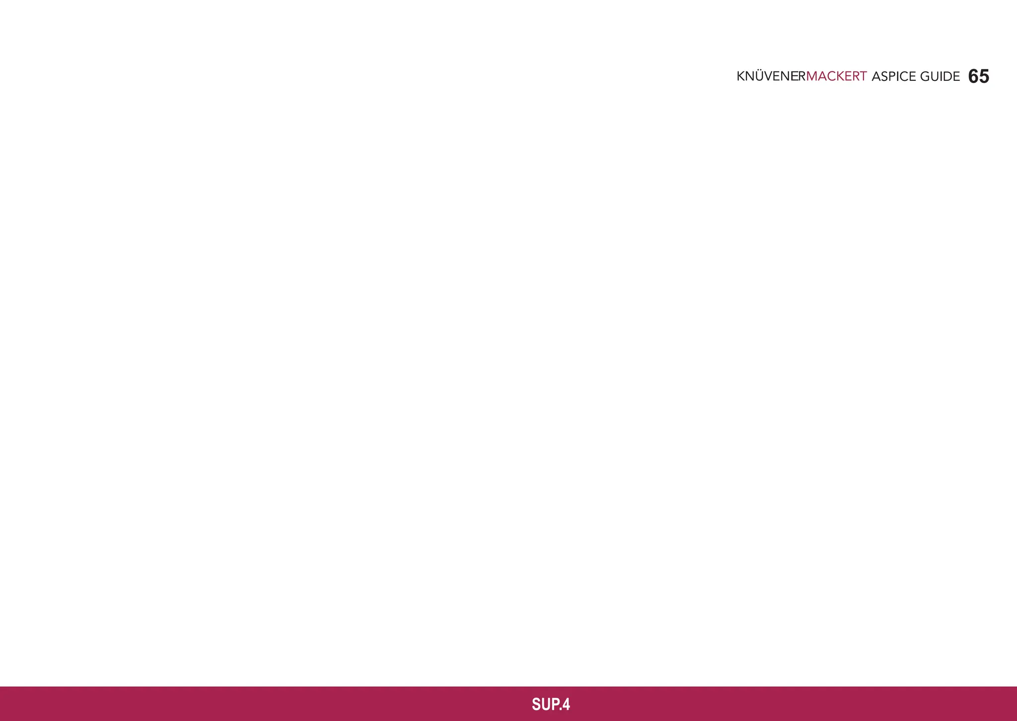 65
ASPICE GUIDE
SUP.4
 