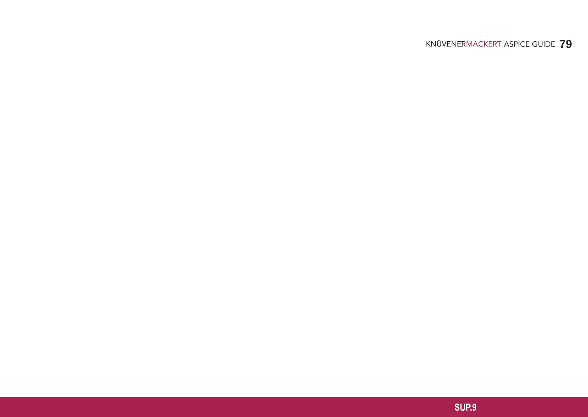 79
ASPICE GUIDE
SUP.9
 
