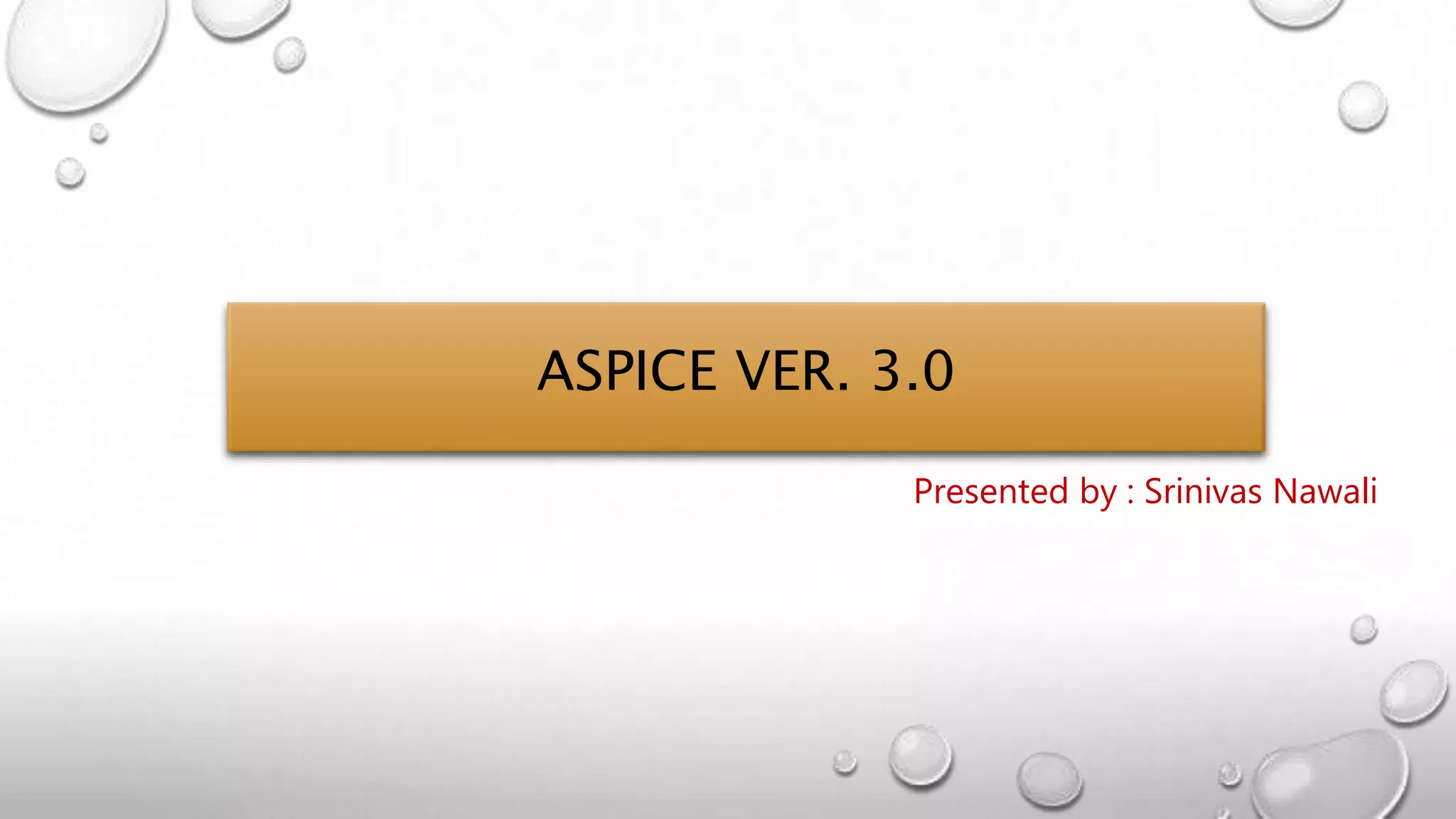 Introduction to ASPICE PPT