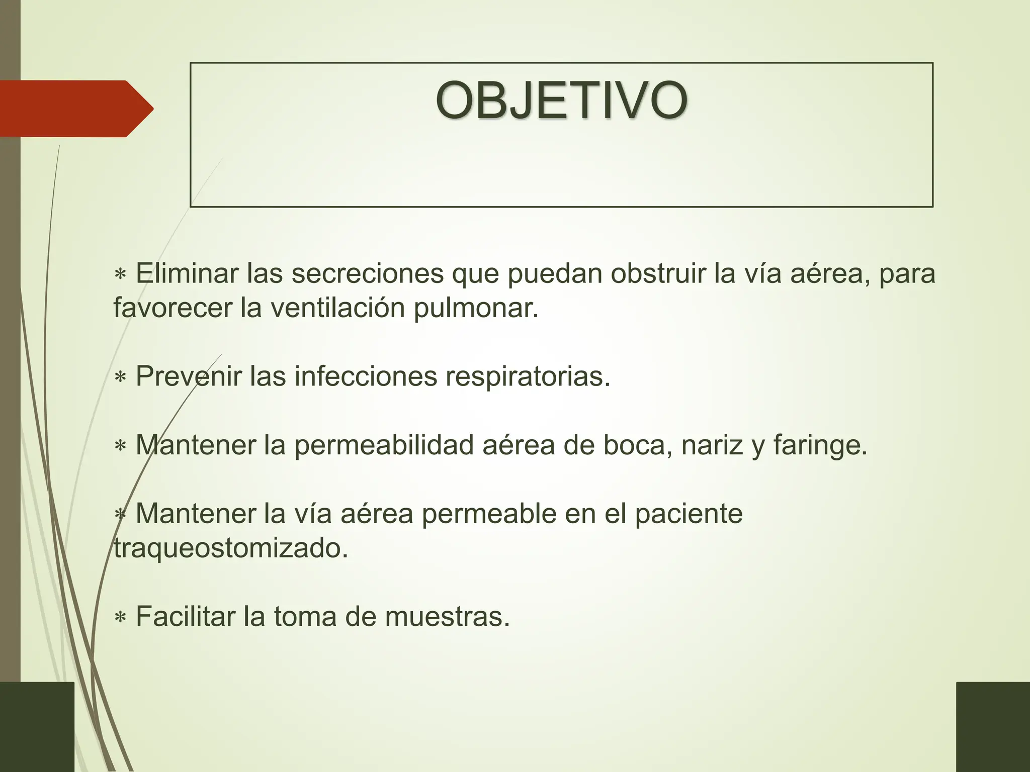 TECNICA SOBRE LA ASPIRACIÓN DE SECRECIONES | PPTX