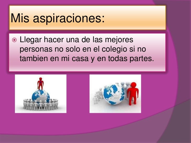 Aspiraciones para este nuevo año lectivo