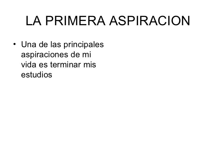 Aspiraciones profesionales