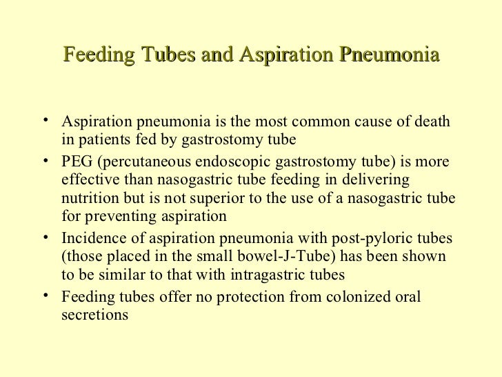 Aspiration Pneumonia