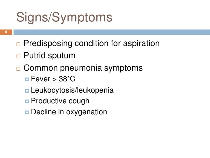 Aspiration Pneumonia General Medicine Rotation 12 15 09