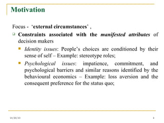 Aspirations Problems Aspirations Failure and Well-Being Outcomes in Ethiopia | PPT