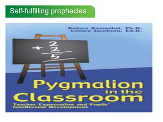 Self-fulfilling prophecies
 