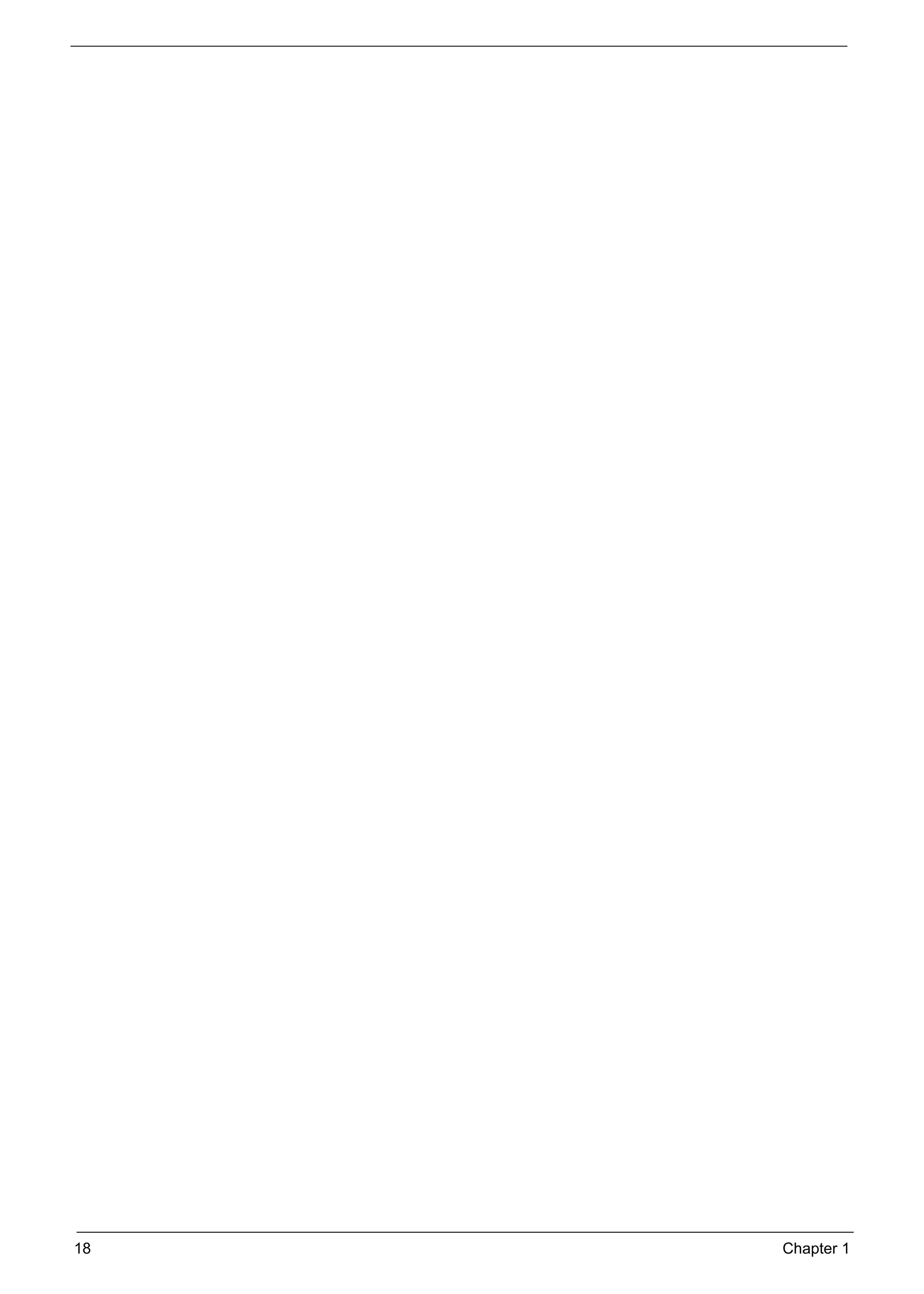 18 Chapter 1