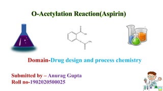 Domain-Drug design and process chemistry
Submitted by – Anurag Gupta
Roll no-1902020500025
 
