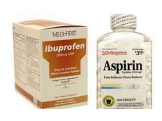 Aspirin anf ibprofen