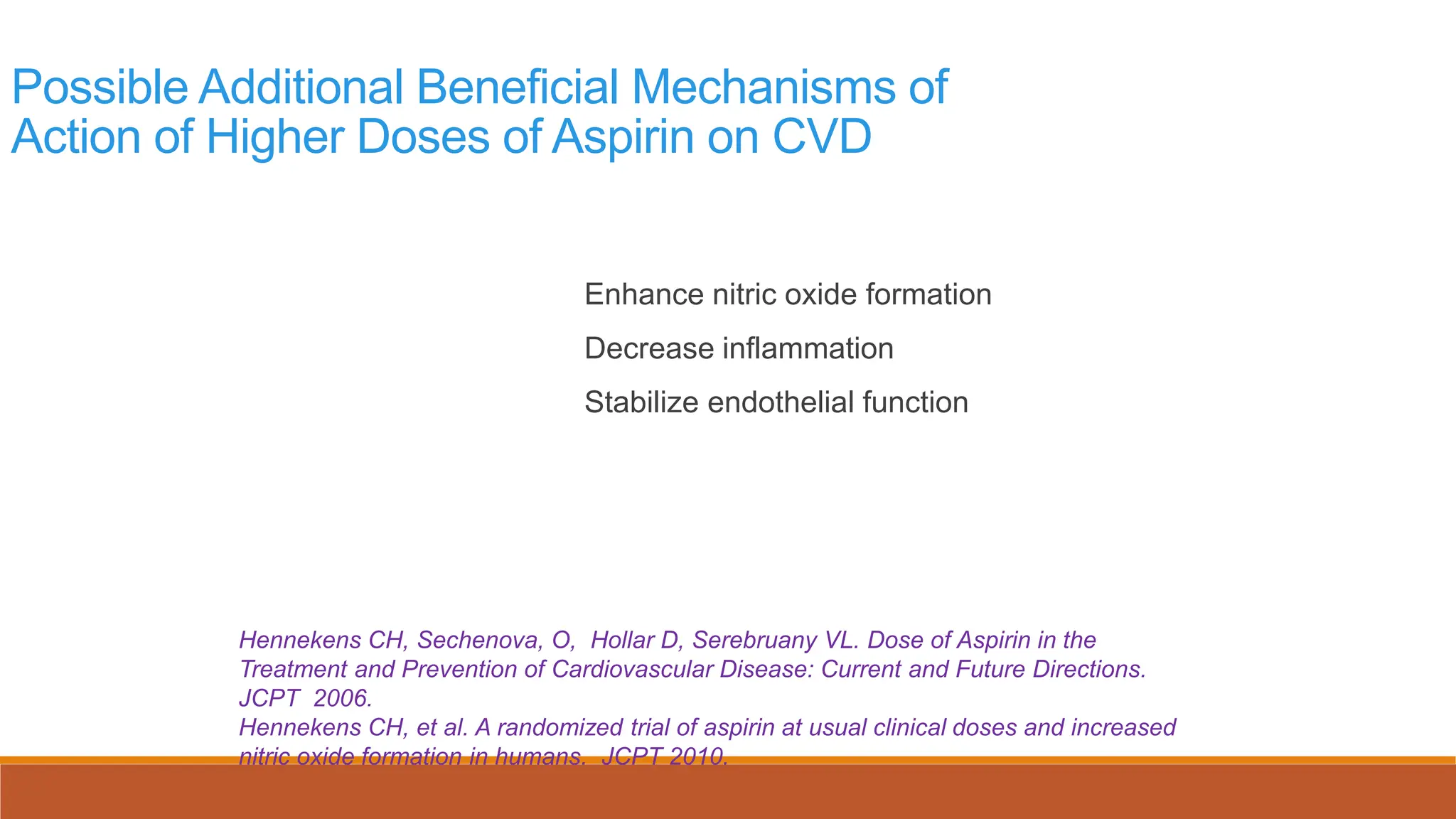 Aspirin in the primary and secondary prevention of vascular diseases ...