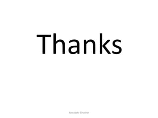 Thanks
Aboubakr Elnashar
 