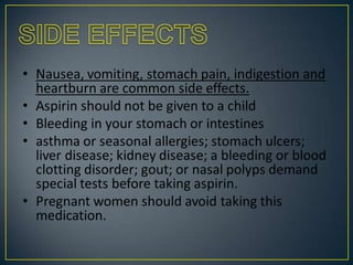 Aspirin synthesis ppt