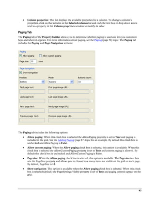 Aspnet.grid view | PDF