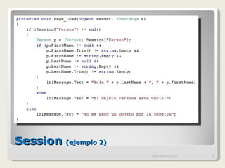 Session  (ejemplo 2) www.knowii.com 