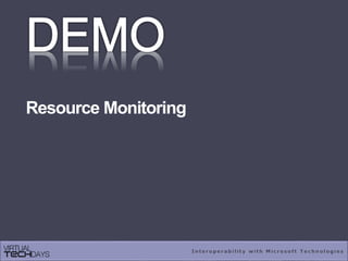Resource Monitoring
 