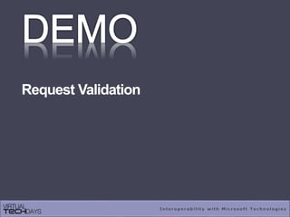 Request Validation
 