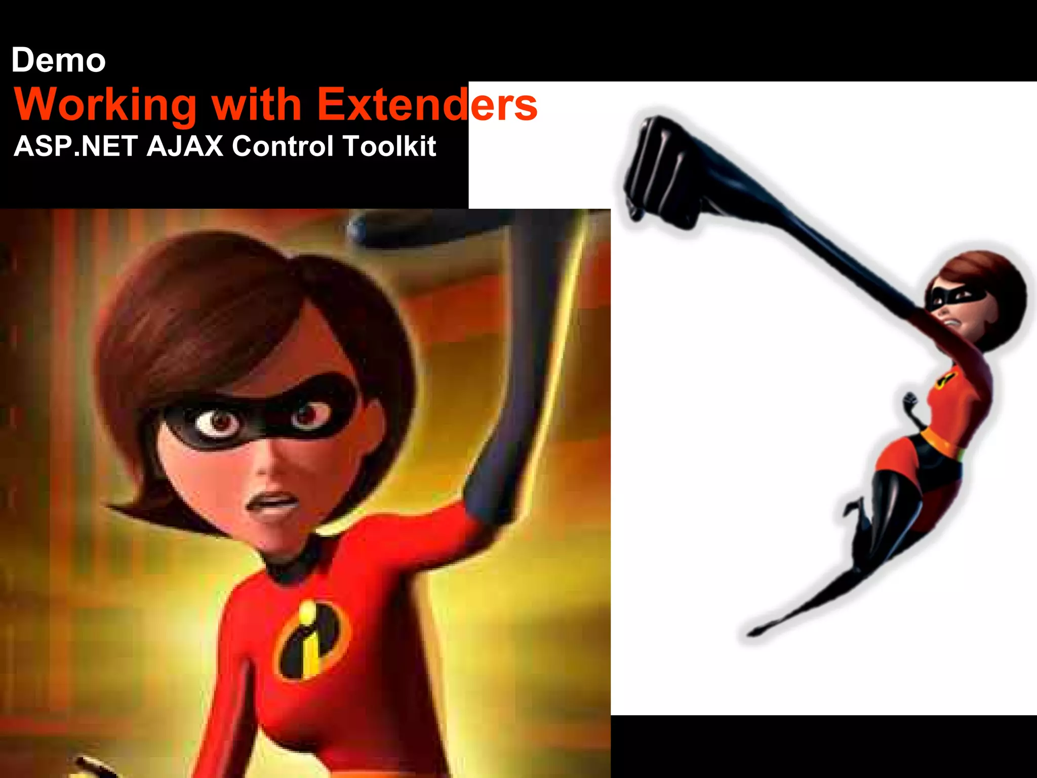Demo Working with Extenders ASP.NET AJAX Control Toolkit 